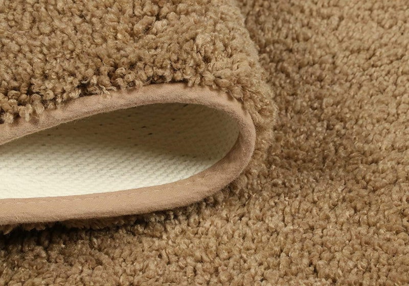 Purav Light 2200 GSM Anti-Skid Non-Slip Microfiber Runner Door Mats for Home Entrance Bedroom Living Room (Size: 16 X 24 Inch, Beige, Pack of 1) - Image 2
