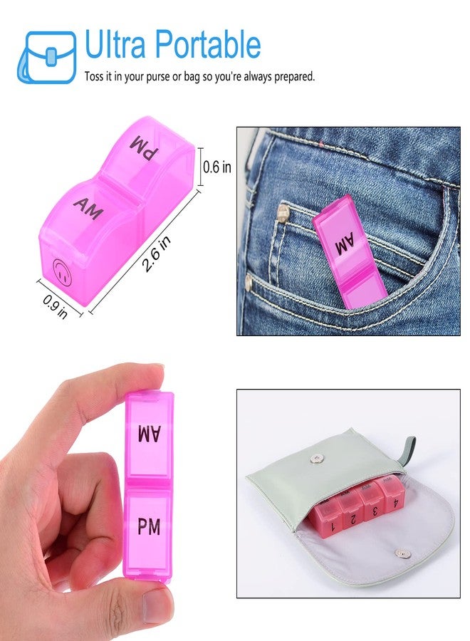 GREENCYCLE Monthly Pill Organizer 2 Times a Day, 30 Days Pill Box AM PM, 4 Week Pill Cases, One Month Pill Medicine Container Small Separate Compartments to Hold Vitamins, Fish Oil, Supplements - Image 5