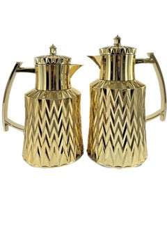 Homemaker Premium 2-Piece Tea & Coffee Flask Set (Gold) – Elegant Finish and Superior Quality, Keeps Beverages Hot or Cold for Long Hours. 