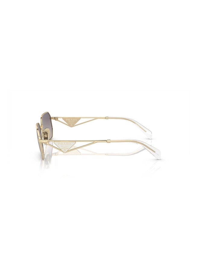 PRADA Woman IRREGULAR  SUNGLASSES- PR A51S - lense size:58mm - PALE GOLD - Image 2