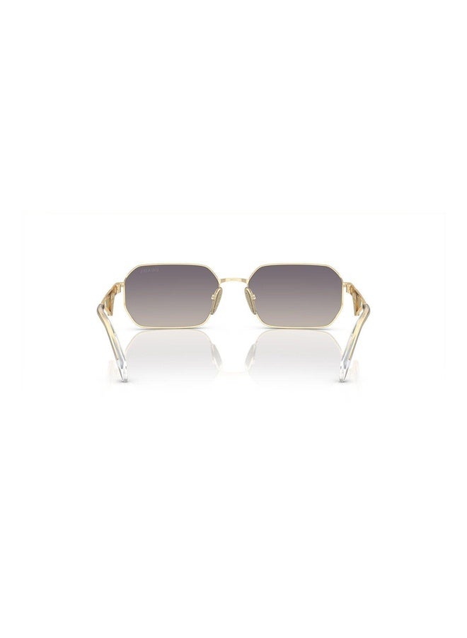 PRADA Woman IRREGULAR  SUNGLASSES- PR A51S - lense size:58mm - PALE GOLD - Image 3