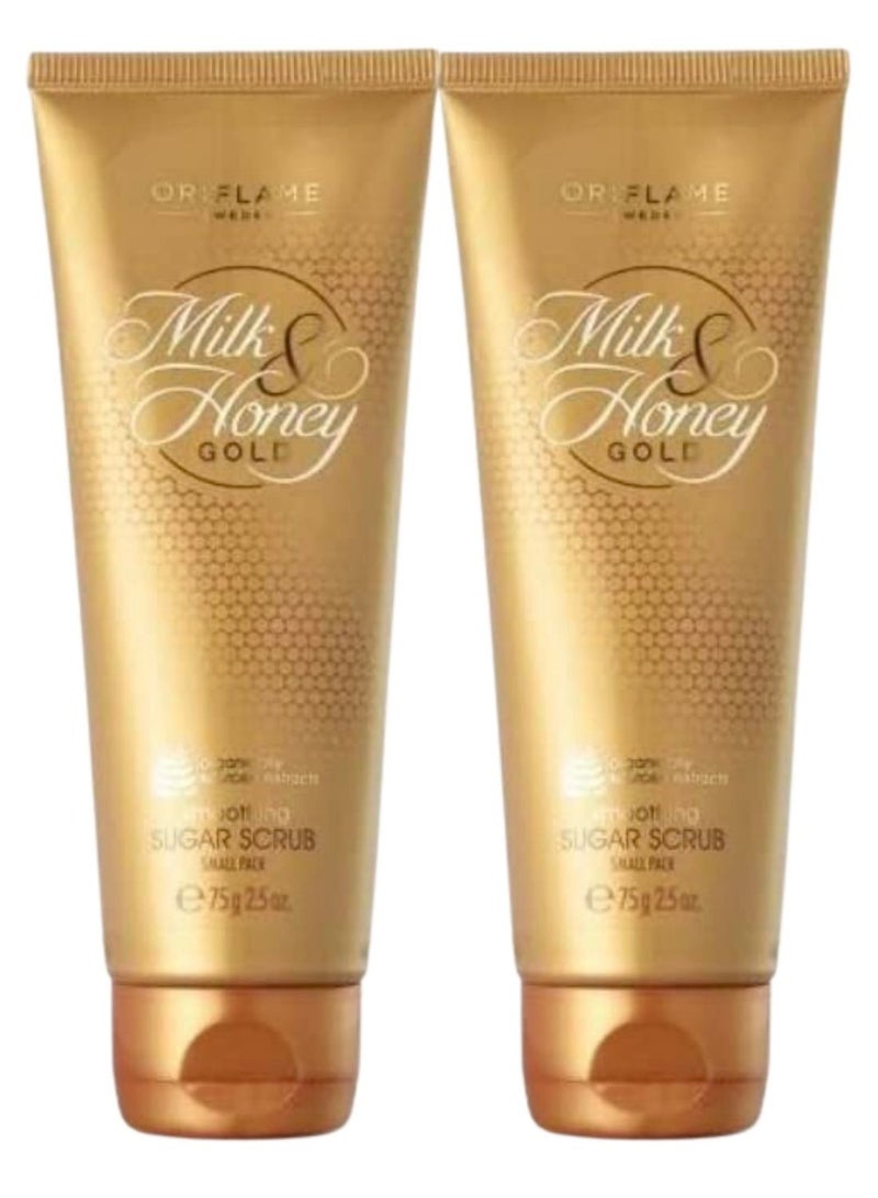 أوريفليم مقشر السكر بالحليب والعسل 75 جم عبوة من قطعتين - Image 1