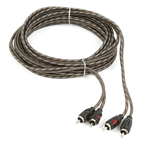 BELVA BBIC5 Professional Grade 5m (16.4 Ft) 2-Channel RCA Audio Interconnect Cable (CCA) - Image 1