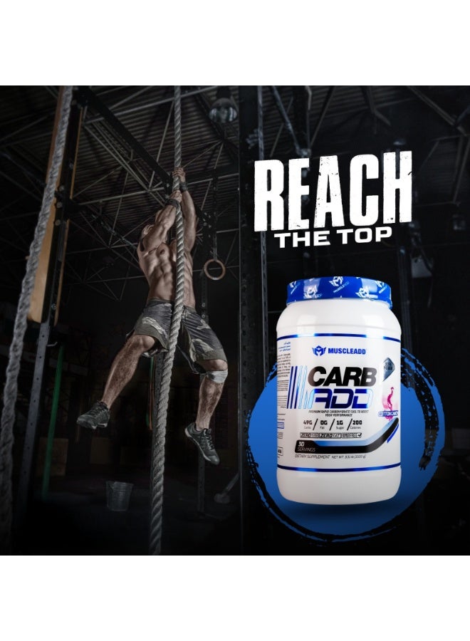 MUSCLEADD Muscle Add Carb Add-30Serv.-1500G-Cotton Candy - Image 2