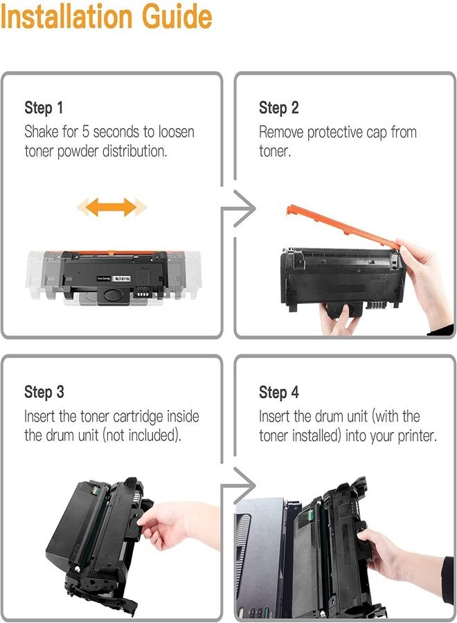 ANG 116 Toner Cartridge Compatible for MLT-D116S Toner Cartridge Use SL-M2626, SL-M2675, SL-M2826, SL-M2875, SL-M2876 Printers Single Color Ink Toner (Black) - Image 4