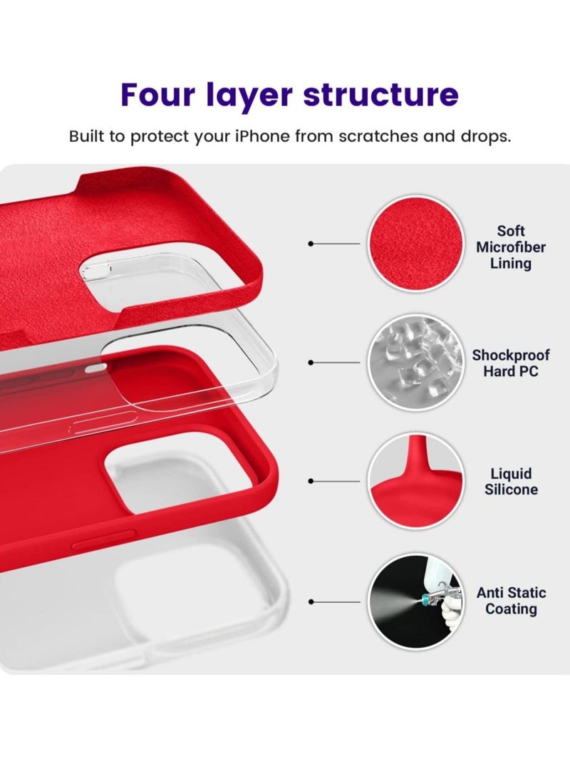 Raxoom Designed for iPhone 14 Pro Max Case, Silicone Shockproof Slim Thin Phone Case for iPhone 14 Pro Max 6.7 inch - Image 2