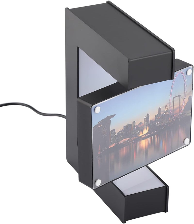LED Magnetic Levitation Photo Frame Beautiful Magnetic Suspension Wedding Decoration (US Plug) - Image 5