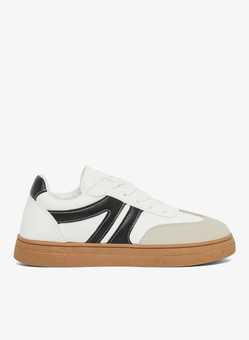 Styli Paneled Retro Sneaker
