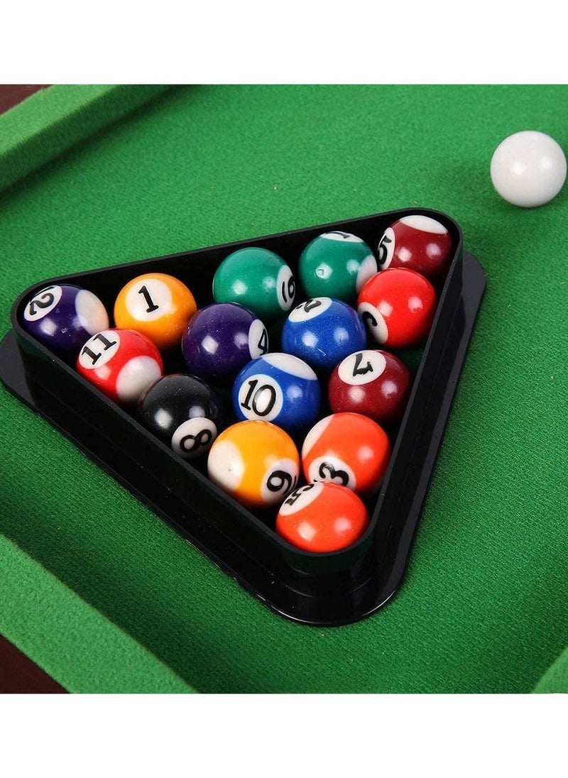 ULTIMAX Pool Table Tabletop Billiards Balls and Cues  - Image 3