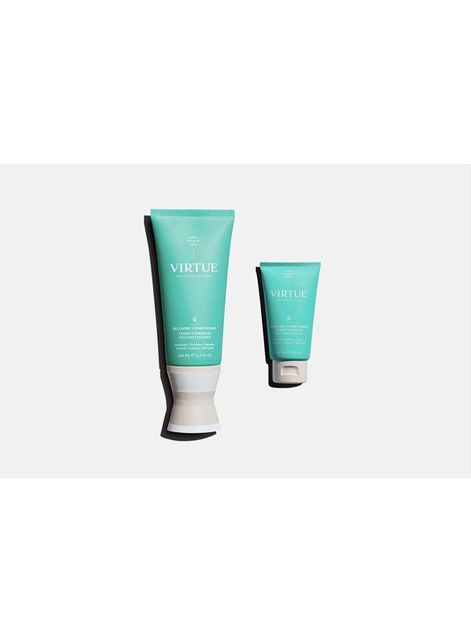 VIRTUE Recovery Conditioner 2 FL OZ | Alpha Keratin Hydrates, Softens, Renews Hair | Sulfate Free, Paraben Free, Color Safe, Vegan - Image 2