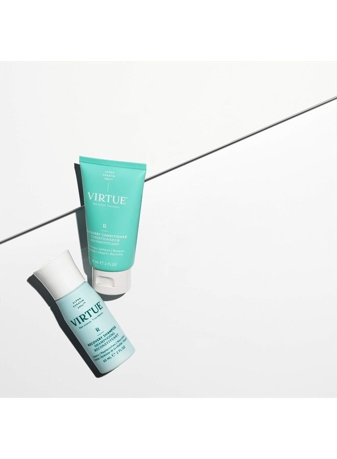 VIRTUE Recovery Conditioner 2 FL OZ | Alpha Keratin Hydrates, Softens, Renews Hair | Sulfate Free, Paraben Free, Color Safe, Vegan - Image 3