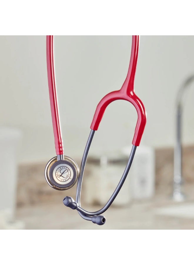 ليتمان سماعة طبيب ليتمان كلاسيك III (Littmann Classic III) - لون أحمر بورجوندي - موديل 5627. - Image 3