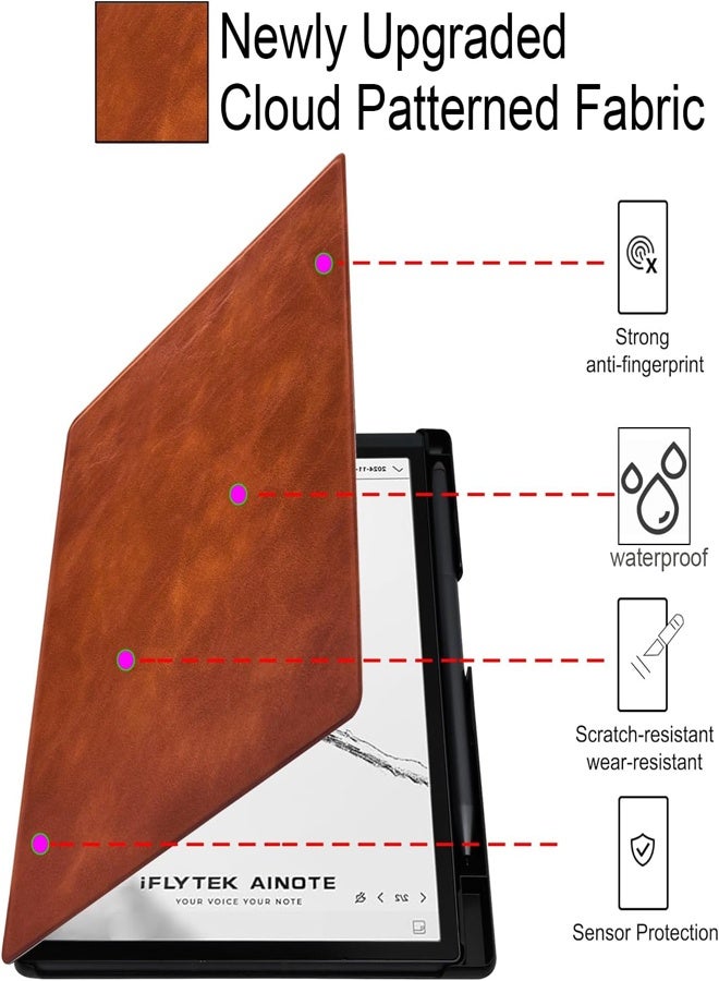 general Compatible with iFLYTEK AINOTE Air 2 8.2 inch 2024 Paper Tablet Case Leather Ultra Slim Lightweight Durable Protective Folio Cover with Auto Sleep or Wake - Image 2