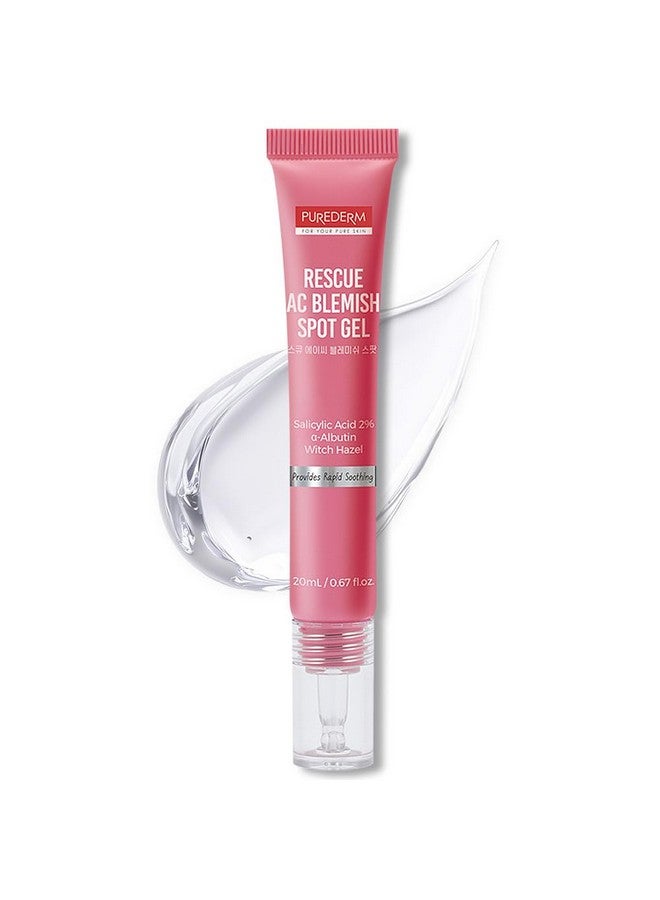 بيور ديرم جل علاج البقع من بيورديرم مع حمض الساليسيليك 2%، عناية مهدئة لحب الشباب للبشرة المتهيجة، للاستخدام ليلاً ونهاراً، 20 مل - Image 1