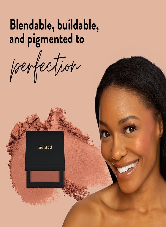 Mented Cosmetics Made in Italy, Cruelty Free Makeup, Vegan, Paraben Free, Shimmer Cheek Blush Palette for Face, Powder Face Blush for Women with Vitamin E, 0.2oz/7g, Berried Away - Image 5