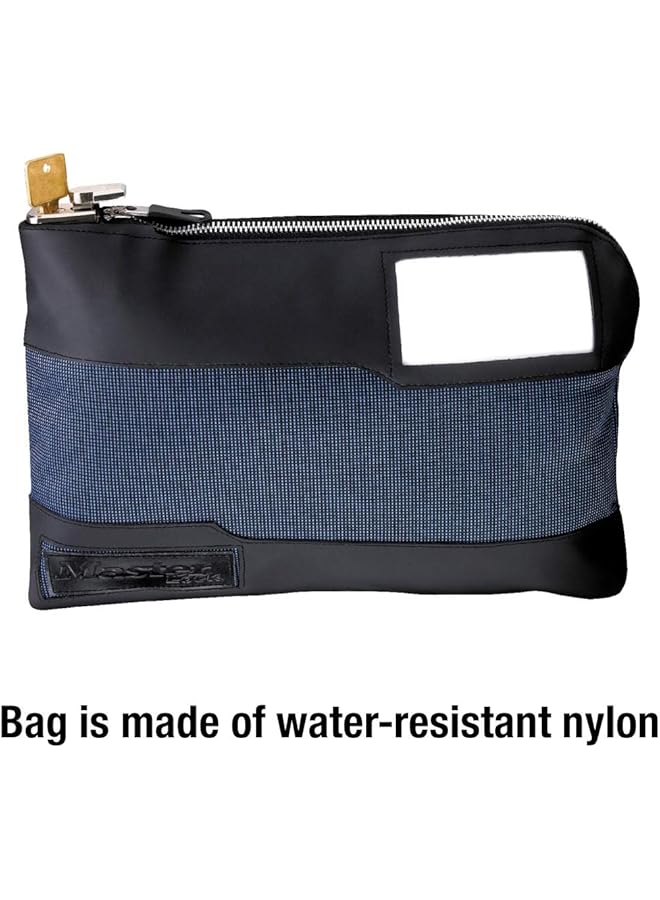 Master Lock Money Bag With Key Lock And Zipper For Cash 11 1 2 In. Long Locking Portable Travel Money Pouch Protects Passports Valuables 7120D - Image 4