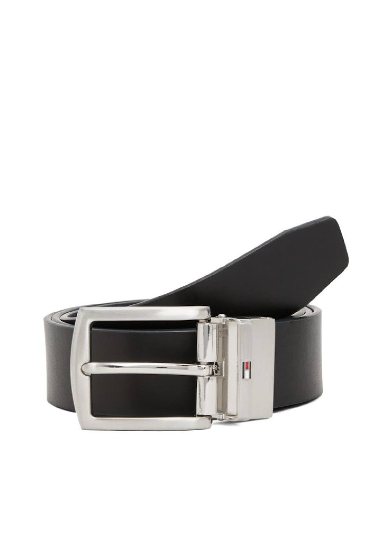 TOMMY HILFIGER Denton Reversible Square Buckle Leather Belt - Image 5