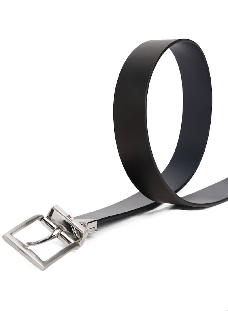 TOMMY HILFIGER Denton Reversible Square Buckle Leather Belt - Image 4