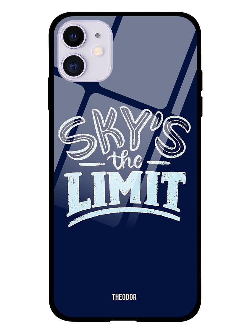 Theodor Protective Tempered Glass Case Cover IPHONE 12 6.1  Sky Is The Limit - Image 1