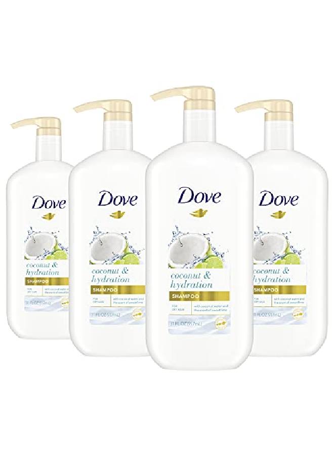 Dove Nourishing Secrets Shampoo With Pump Coconut & Hydration 31 Oz Pack Of 4 - Image 2