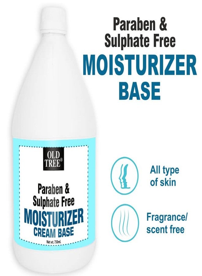 أولد تري كريم مرطب من أولد تري، قاعدة لصنع الكريمات | مرطب وجه متعدد الاستخدامات للنساء والرجال | مثالي لجميع أنواع البشرة - مرطب للبشرة الجافة والدهنية، 750 مل - Image 5
