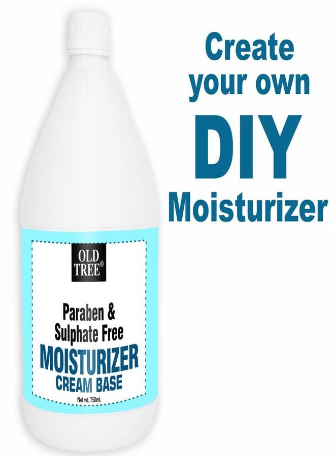 أولد تري كريم مرطب من أولد تري، قاعدة لصنع الكريمات | مرطب وجه متعدد الاستخدامات للنساء والرجال | مثالي لجميع أنواع البشرة - مرطب للبشرة الجافة والدهنية، 750 مل - Image 2