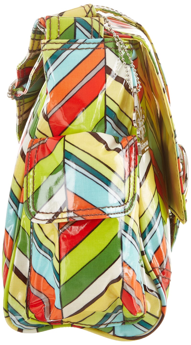 Kalencom Midi Coated Diaper Buckle Bag, Rainforest - Image 3
