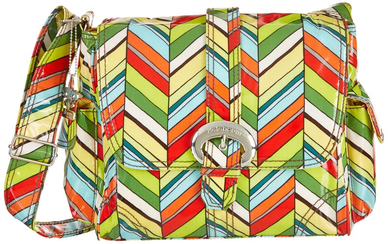 Kalencom Midi Coated Diaper Buckle Bag, Rainforest - Image 1