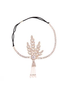 1920S Flapper Headband Great Gatsby Hair Hoops Rhinestone Crystal Tassel Headdress Leaf Pearl Headwear Headpiece Women Hairband Hair Band Party Decoration Cosplay Costume Hair Accessories Rose Golden - pzsku/ZB5C45597F162E5508AE1Z/45/_/1683268799/d6c58d4c-6b1b-48ce-8c82-11cc6d649031