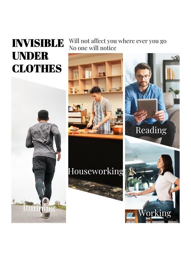 2PCS Back Brace Posture Corrector for Women Men,Adjustable Lumbar Support Belt for Pain Relief, Spine Alignment and Improved Posture,XL - Image 5