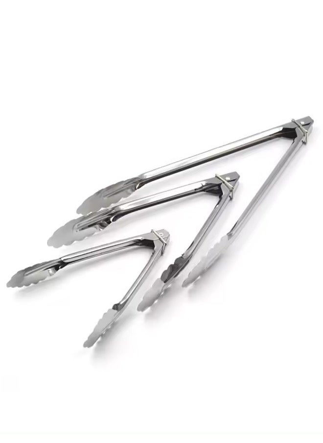 3 Set Multi Purpose Metal Kitchen Tongs Food Serving Salad Bbq Cooking 7 9 12 26x4x5 Cm Silver - pzsku/ZB5C45AC6C9D792C5E706Z/45/_/1725650877/6a46b1c2-3093-44c4-918a-8eef7c6bf2d1