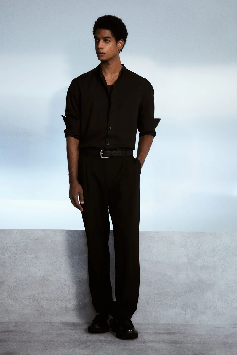 H&M Regular Fit Grandad shirt