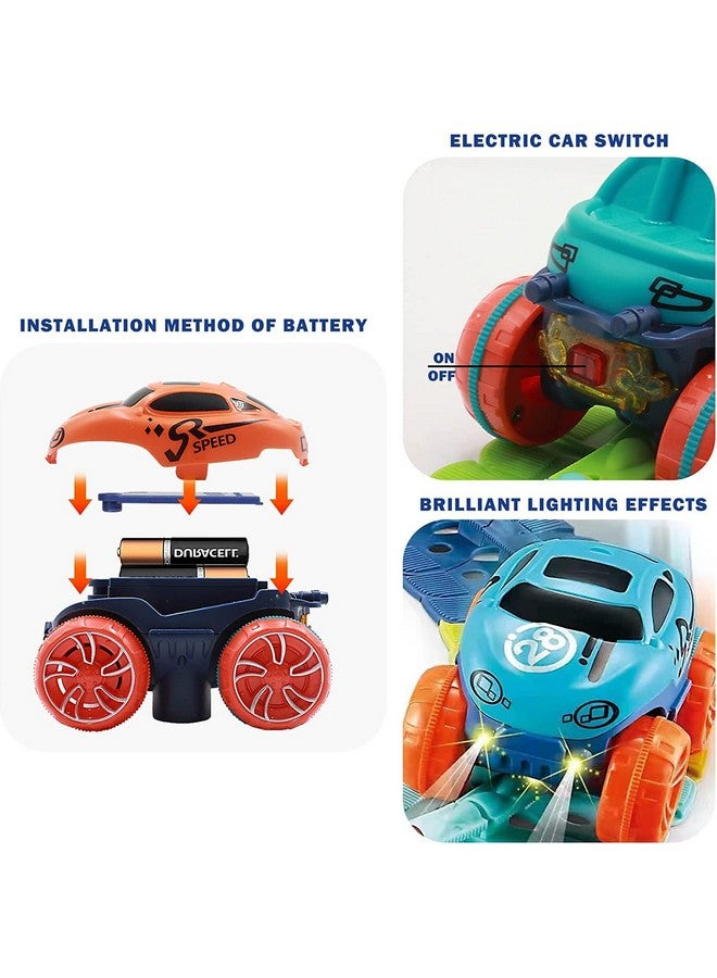 HIRNAYA Car Race Tracks for Boys Car Adventure Toys for 3+ Year Old Boys Girls, City Rescue Preschool Educational Toy Vehicle Puzzle Car Track Playsets for Toddlers (Car Race Track) - Image 4