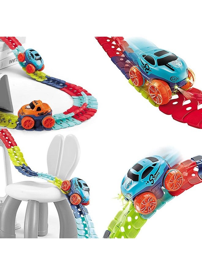 HIRNAYA Car Race Tracks for Boys Car Adventure Toys for 3+ Year Old Boys Girls, City Rescue Preschool Educational Toy Vehicle Puzzle Car Track Playsets for Toddlers (Car Race Track) - Image 5