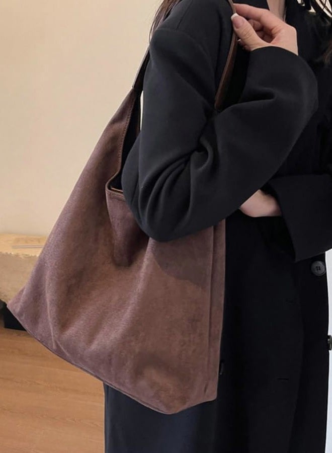 Pocadri Womens Fashion Shoulder Bags Large Tote Bag Retro Purse Handbag Casual Work Ladies Top Handle Satchel - Image 5