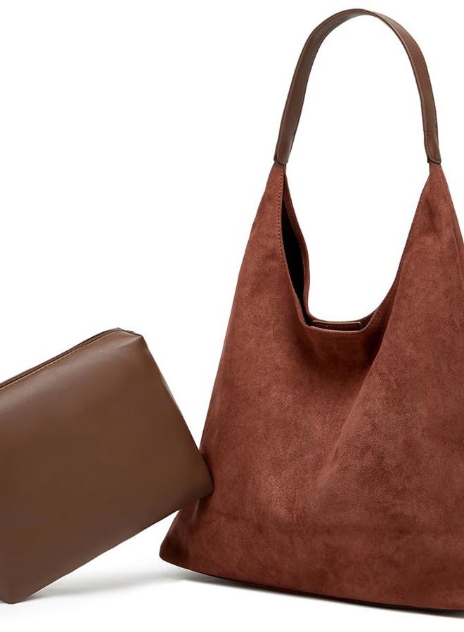 Pocadri Womens Fashion Shoulder Bags Large Tote Bag Retro Purse Handbag Casual Work Ladies Top Handle Satchel - Image 1