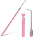 Sliverdew Professional lash Separator Tool Stainless Steel Lash Lift Perm Tools and Tint Kit Eyelash Lift and Tint Tool with Comb Lash Perming Brush Lash Lift Comb Perming and Tinting Supplies Pink - Image 2