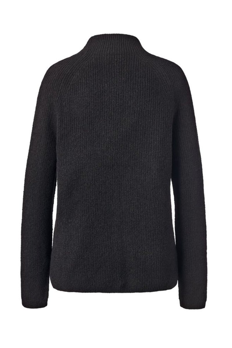 Tchibo سويت شيرت نسائي بأكمام طويلة وياقة مرتفعة، أسود - Image 3