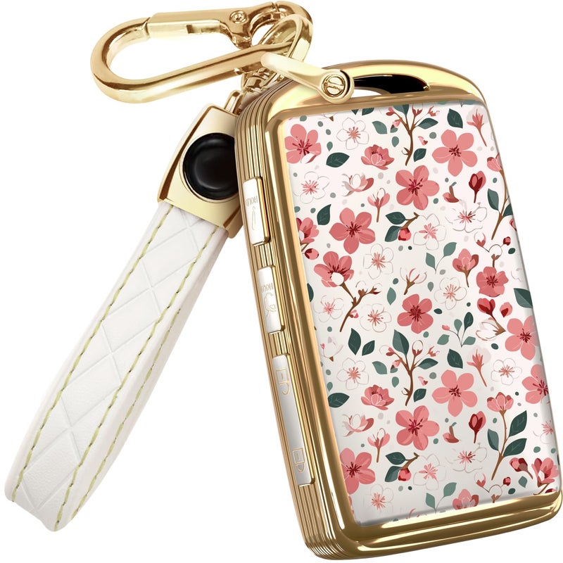 غطاء مفتاح متوافق مع مازدا CX5 من لوكروم  حزام جلد  غلاف مفتاح TPU ل 3 6 CX5 CX9 CX30 CX50 CX70 20192025  أجواء الربيع