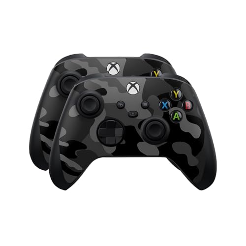Vision Signs & Graphics Skin Compatible with Microsoft Xbox Series X|S Controller (2 Pack) - Black Camo - Premium 3M Vinyl Protective Wrap Decal Cover - Easy to Apply | Crafted in The USA by MightySkins - Image 5