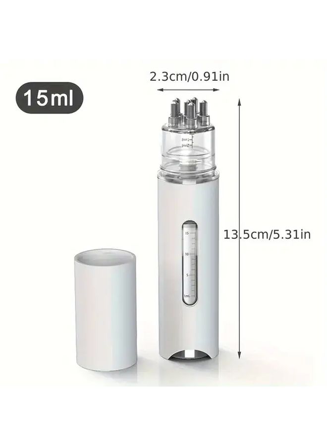 White Portable Scalp Massager Comb With Essential Oil Applicator Adjustable Liquid Guide Hair Growth Tool - Image 4