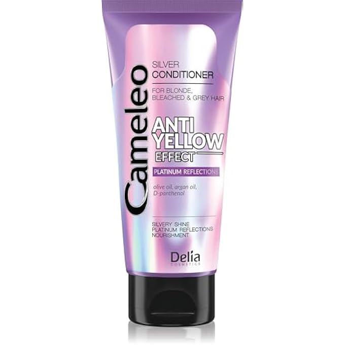 - SILVER CONDITIONER - NO YELLOW TONES - FOR BLONDE, GREY, WHITE HAIR - UV PROTECTION - DAILY USE - PURPLE INTENSIVE CONDITIONER FOR HIGHLIGHTED & BLEACHED HAIR - PARABEN FREE - 200 ML