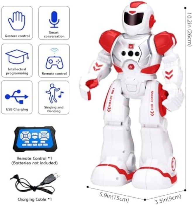KingsDragon RC Gesture-Sensing Interactive Robot Toy for Kids - Birthday Gift for Boys & Girls Ages 6-9 - Image 5