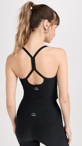 Beyond Yoga Women's Spacedye Slim Racerback Cropped Tank, Darkest Night, L - Image 3
