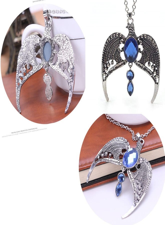 JinYu 2 Pcs Locket Horcrux Necklace Rings Jewelry Set - Image 2