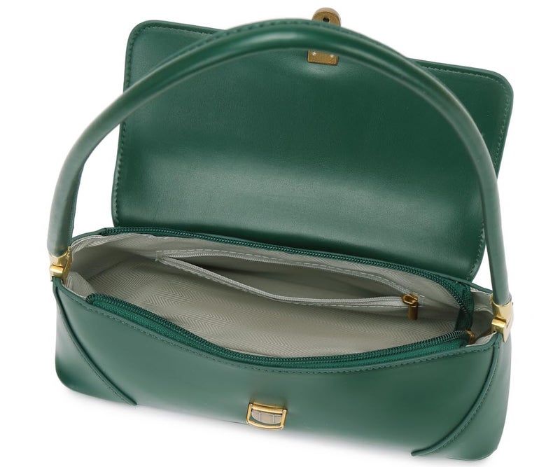 WSRYDJDL Shoulder Bags for Women Vintage Handbag Retro Classic Small Purse Cute Hobo Tote Handbag Mini Clutch Purse (Green) - Image 5