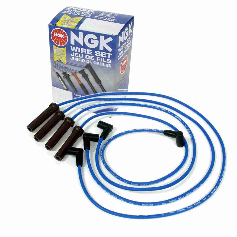 Sixity Auto مجموعة أسلاك شمعات الإشعال NGK متوافقة مع شيفروليه S10 2.2L L4 1998-2003 - Image 1