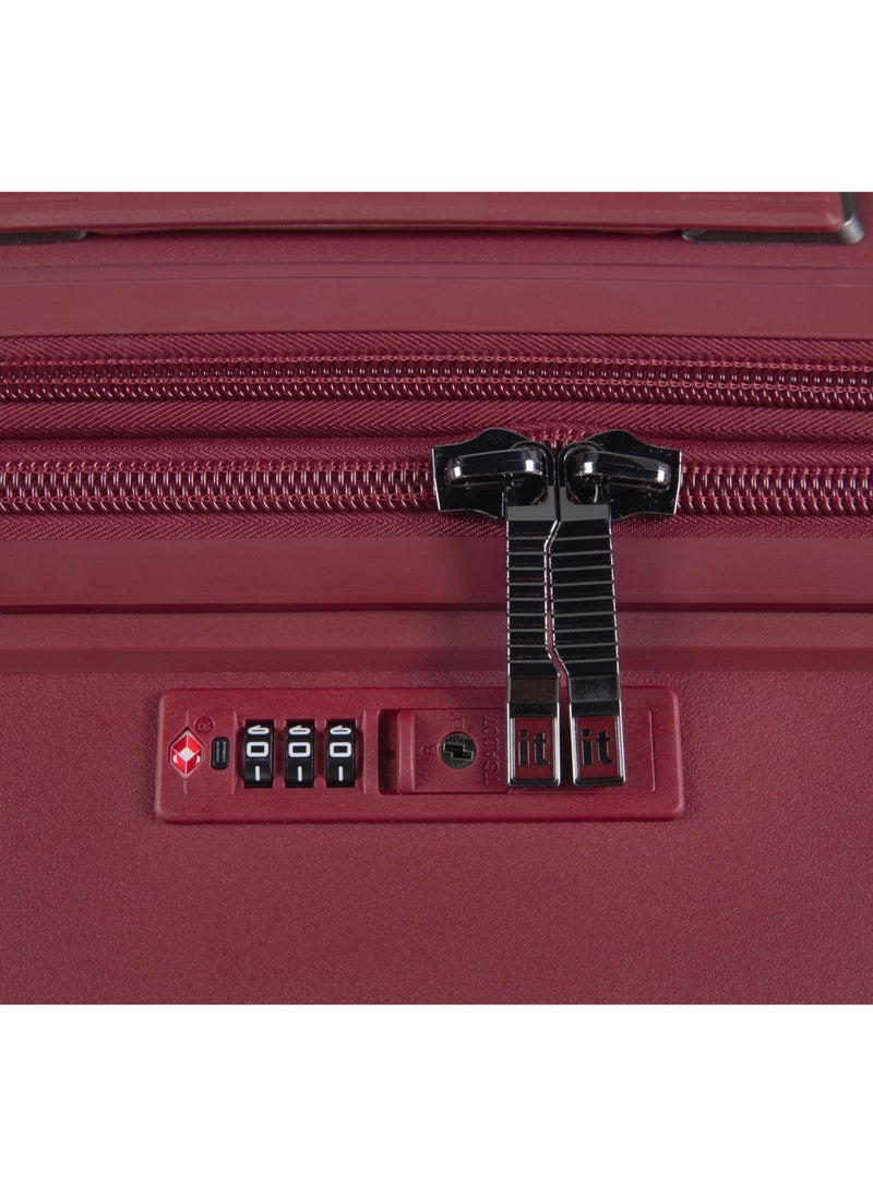 it Luggage it luggage Unanimous, Unisex Polypropylene Material Hard Case Luggage, 8x360 degree Spinner Wheels, Expandable Trolley Bag, TSA Type lock, SKU 15-3108-08, Lightweight Suitcase - Dark Dahlia  - Image 3