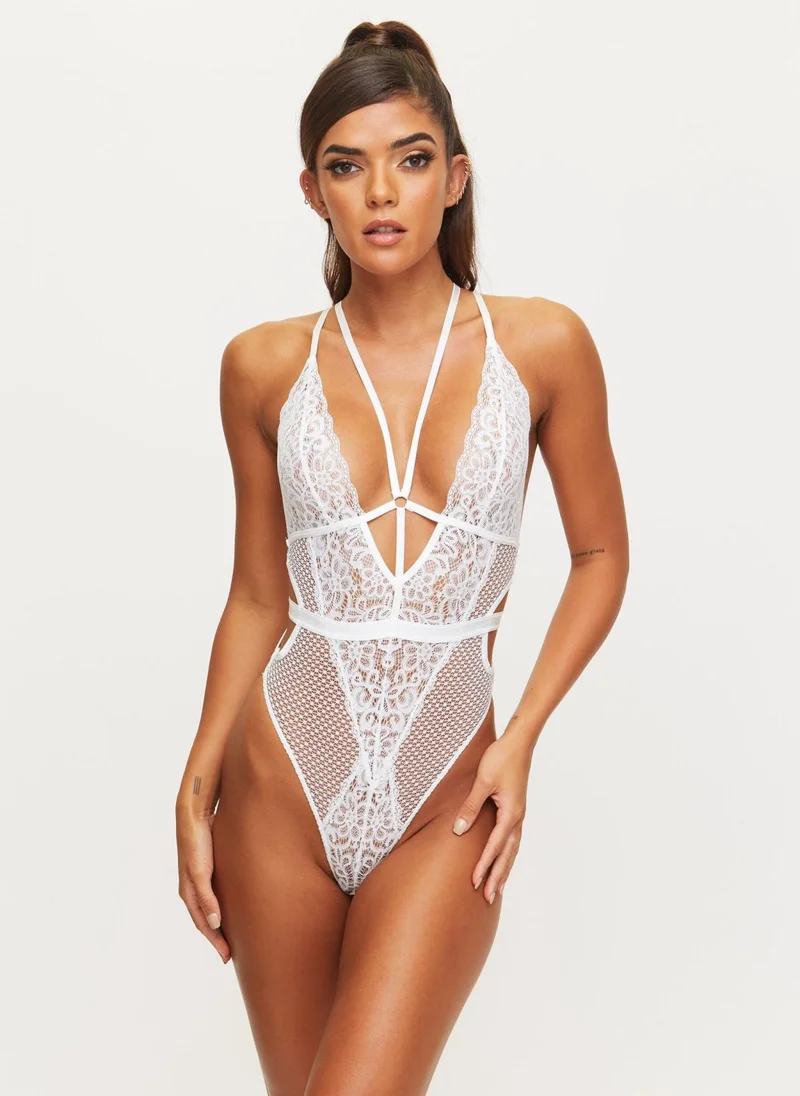 Ann Summers Ann Summers The Obsession Crotchless Body Ivory