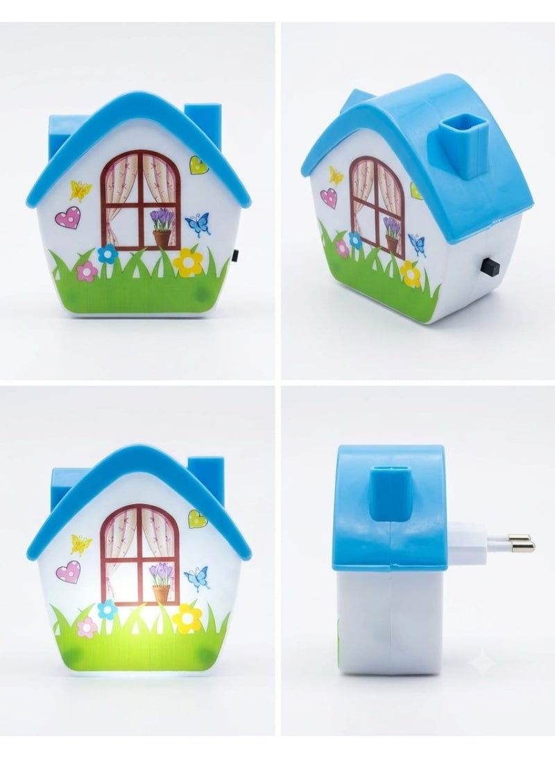 "Wanasa 'Happy Home' Illuminated Night Light - Perfect Decor for Bedrooms and Kids' Rooms, 1W White Light - Image 1